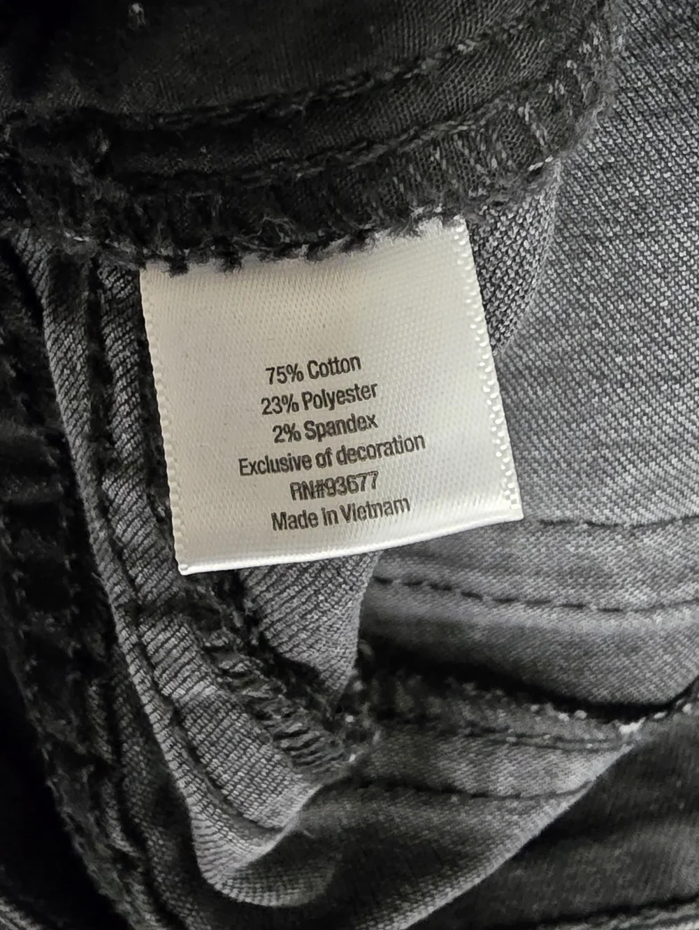 a.n.a Black Straight Leg Jeans Size 12 31 High Rise Stretch Denim Classic